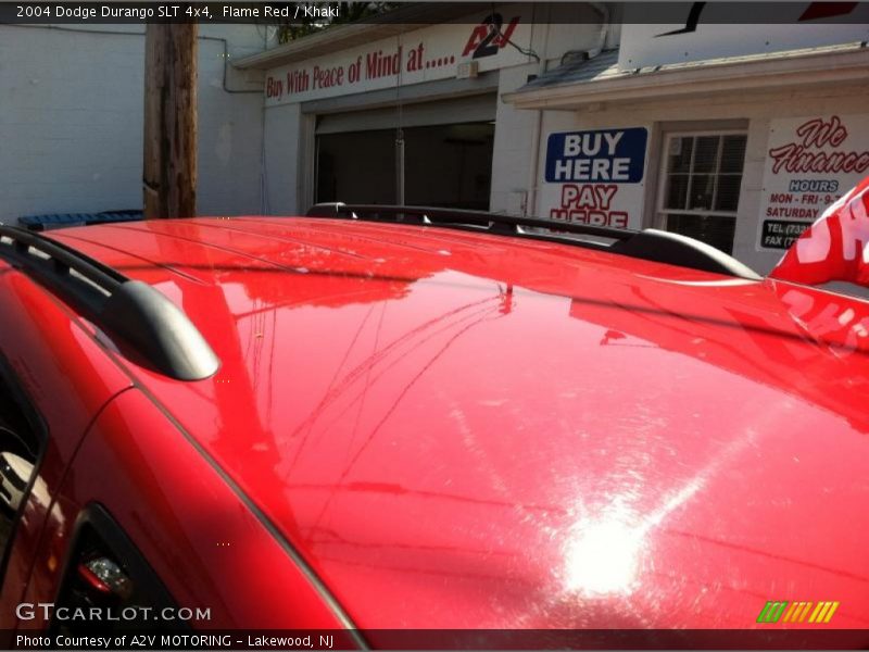 Flame Red / Khaki 2004 Dodge Durango SLT 4x4