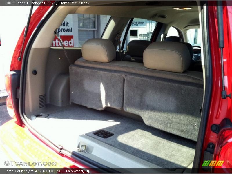 Flame Red / Khaki 2004 Dodge Durango SLT 4x4