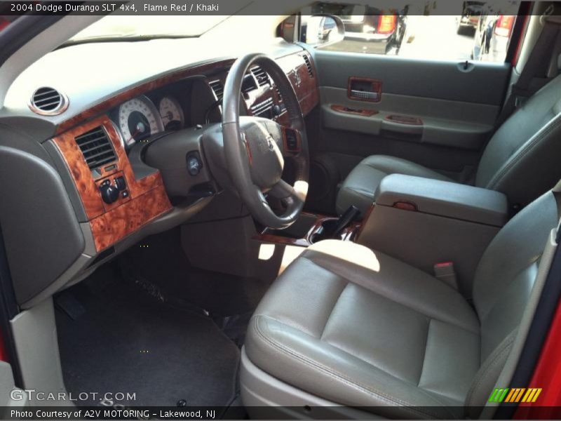 Flame Red / Khaki 2004 Dodge Durango SLT 4x4