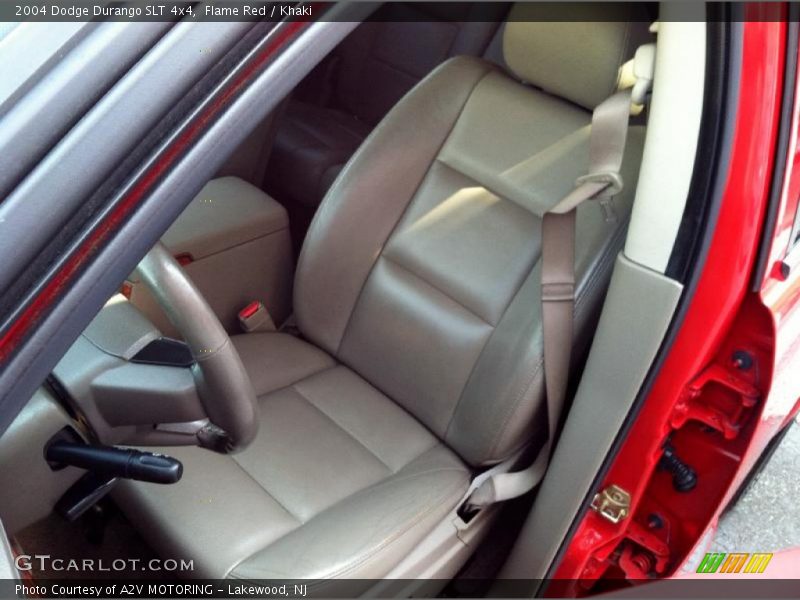 Flame Red / Khaki 2004 Dodge Durango SLT 4x4