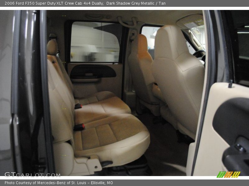 Dark Shadow Grey Metallic / Tan 2006 Ford F350 Super Duty XLT Crew Cab 4x4 Dually