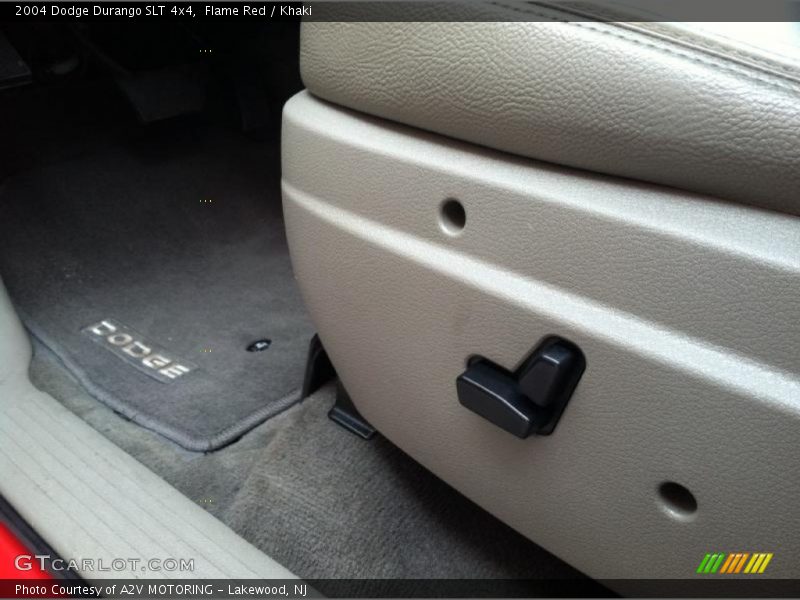 Flame Red / Khaki 2004 Dodge Durango SLT 4x4