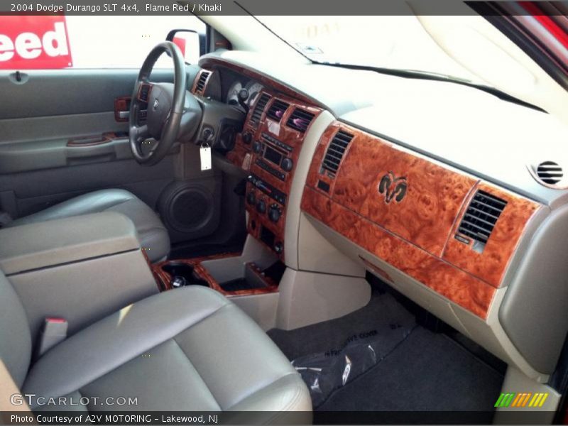 Flame Red / Khaki 2004 Dodge Durango SLT 4x4