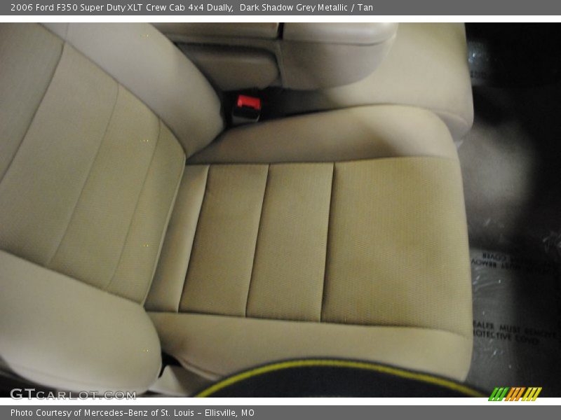 Dark Shadow Grey Metallic / Tan 2006 Ford F350 Super Duty XLT Crew Cab 4x4 Dually