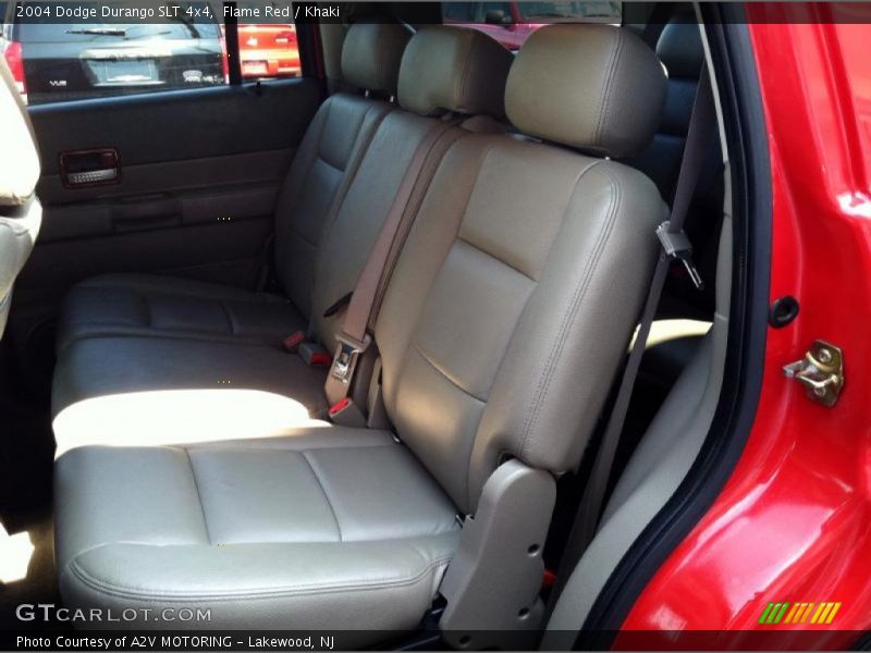Flame Red / Khaki 2004 Dodge Durango SLT 4x4