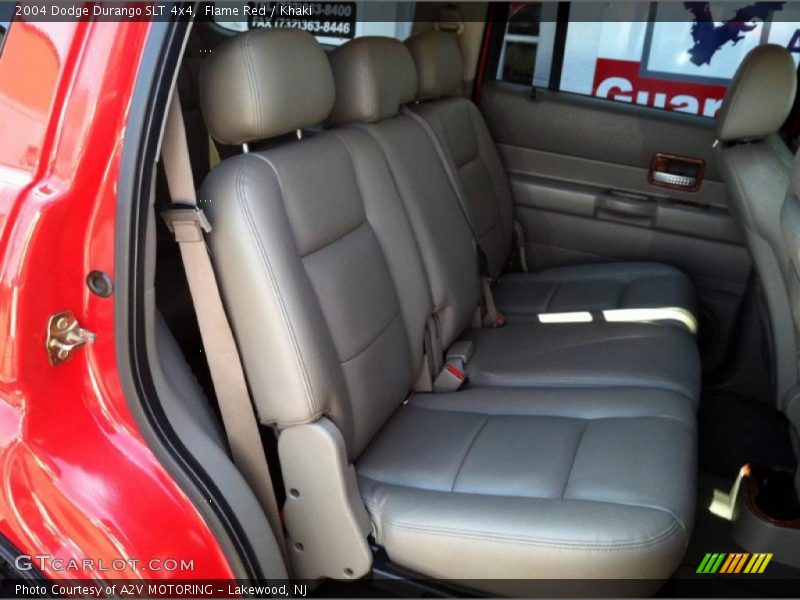 Flame Red / Khaki 2004 Dodge Durango SLT 4x4