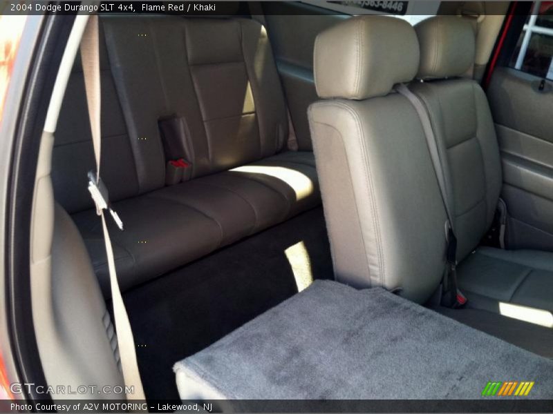 Flame Red / Khaki 2004 Dodge Durango SLT 4x4