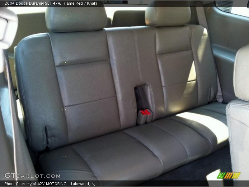 Flame Red / Khaki 2004 Dodge Durango SLT 4x4