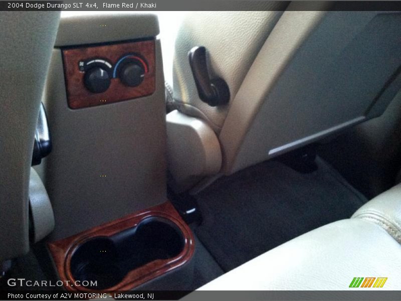 Flame Red / Khaki 2004 Dodge Durango SLT 4x4