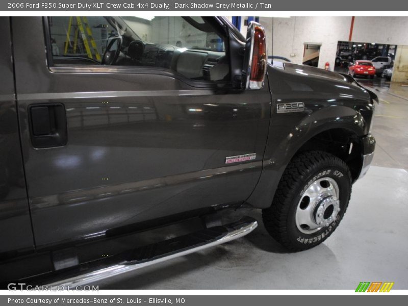 Dark Shadow Grey Metallic / Tan 2006 Ford F350 Super Duty XLT Crew Cab 4x4 Dually