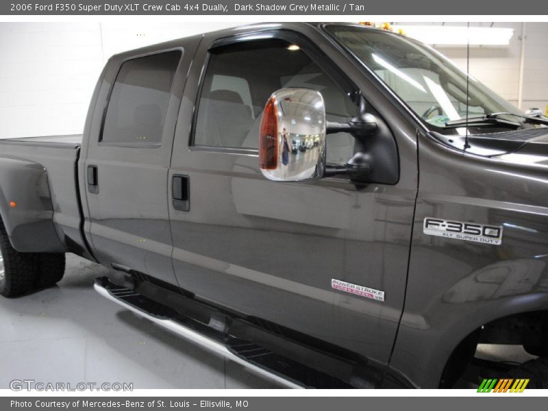 Dark Shadow Grey Metallic / Tan 2006 Ford F350 Super Duty XLT Crew Cab 4x4 Dually
