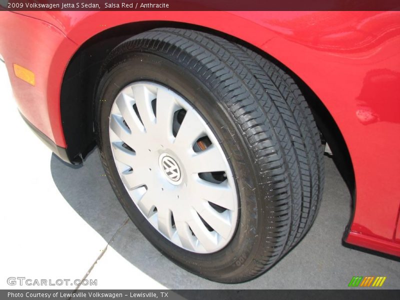 Salsa Red / Anthracite 2009 Volkswagen Jetta S Sedan