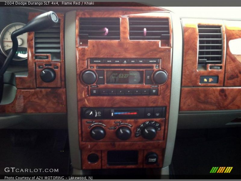 Flame Red / Khaki 2004 Dodge Durango SLT 4x4