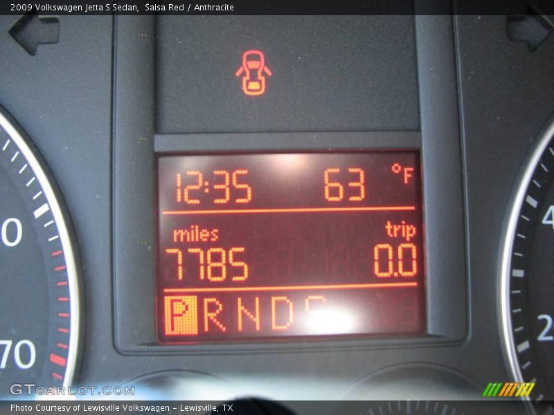 Salsa Red / Anthracite 2009 Volkswagen Jetta S Sedan