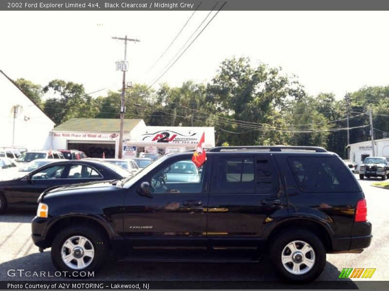 Black Clearcoat / Midnight Grey 2002 Ford Explorer Limited 4x4