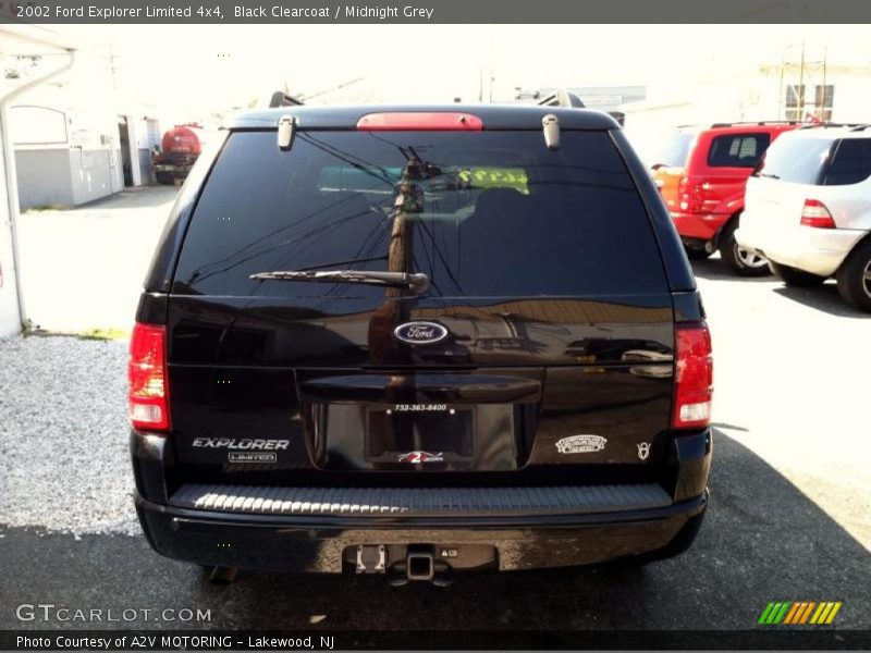Black Clearcoat / Midnight Grey 2002 Ford Explorer Limited 4x4