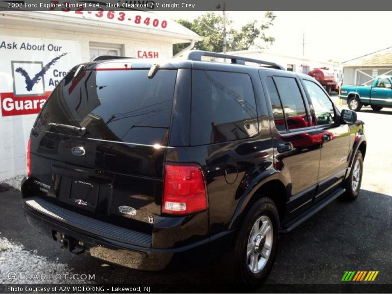 Black Clearcoat / Midnight Grey 2002 Ford Explorer Limited 4x4