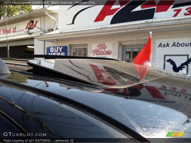 Black Clearcoat / Midnight Grey 2002 Ford Explorer Limited 4x4