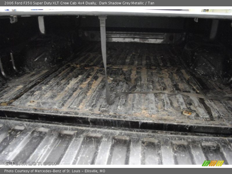 Dark Shadow Grey Metallic / Tan 2006 Ford F350 Super Duty XLT Crew Cab 4x4 Dually