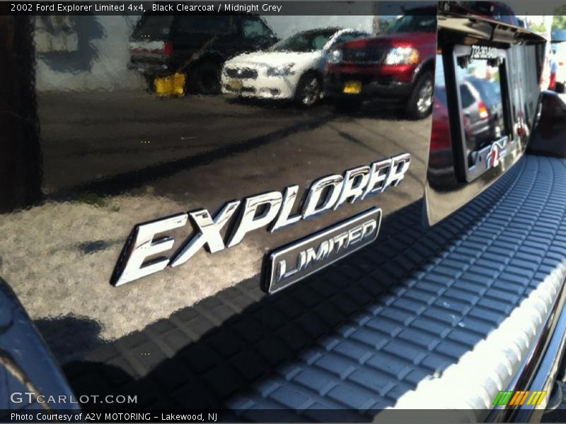 Black Clearcoat / Midnight Grey 2002 Ford Explorer Limited 4x4