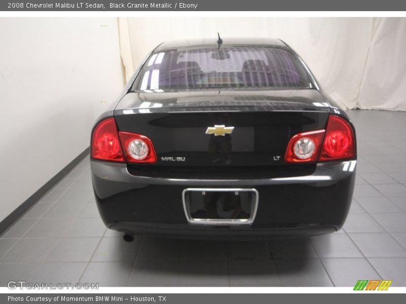 Black Granite Metallic / Ebony 2008 Chevrolet Malibu LT Sedan