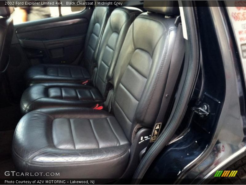 Black Clearcoat / Midnight Grey 2002 Ford Explorer Limited 4x4