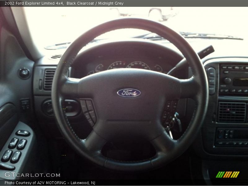 Black Clearcoat / Midnight Grey 2002 Ford Explorer Limited 4x4