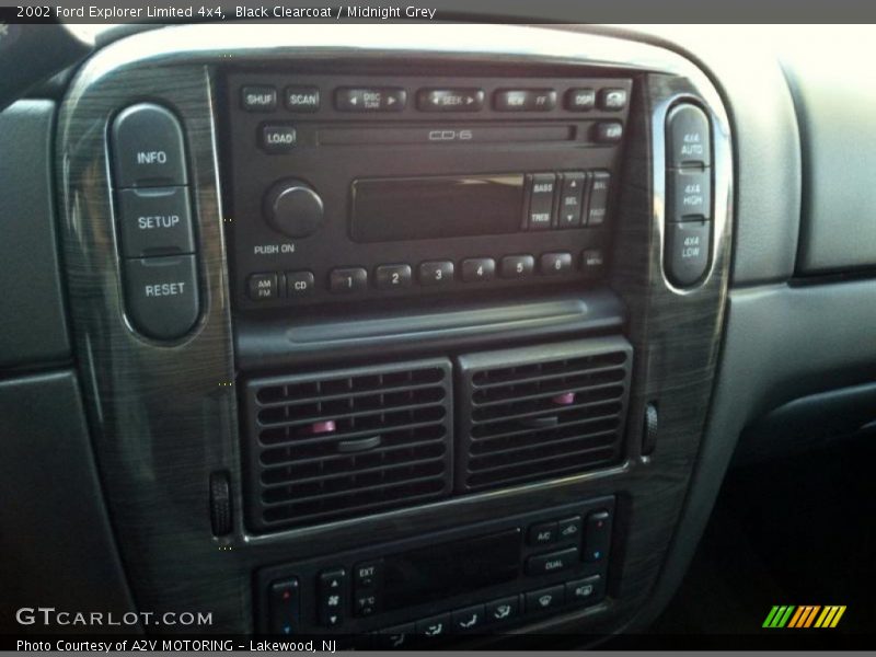 Black Clearcoat / Midnight Grey 2002 Ford Explorer Limited 4x4