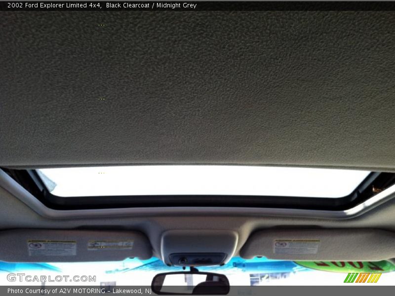Black Clearcoat / Midnight Grey 2002 Ford Explorer Limited 4x4