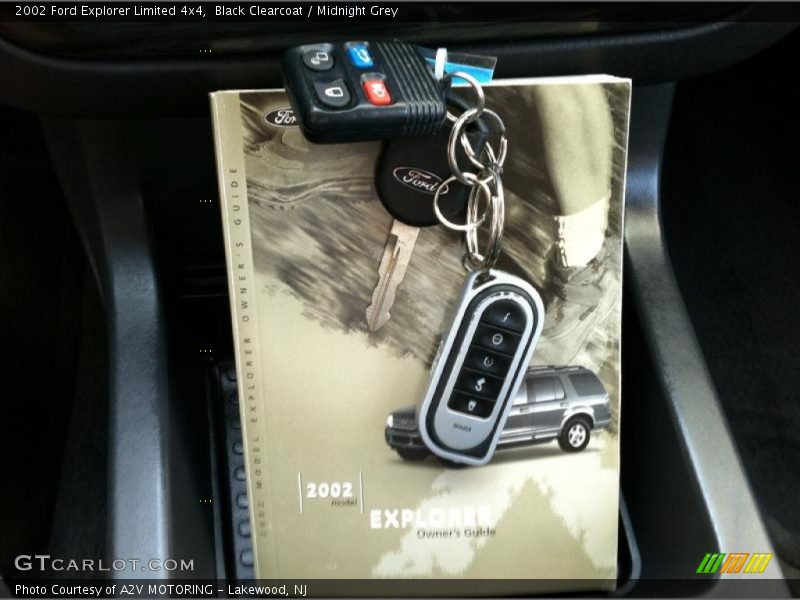 Black Clearcoat / Midnight Grey 2002 Ford Explorer Limited 4x4