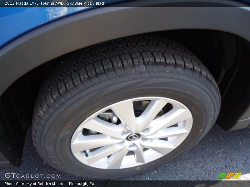 Sky Blue Mica / Black 2013 Mazda CX-5 Touring AWD