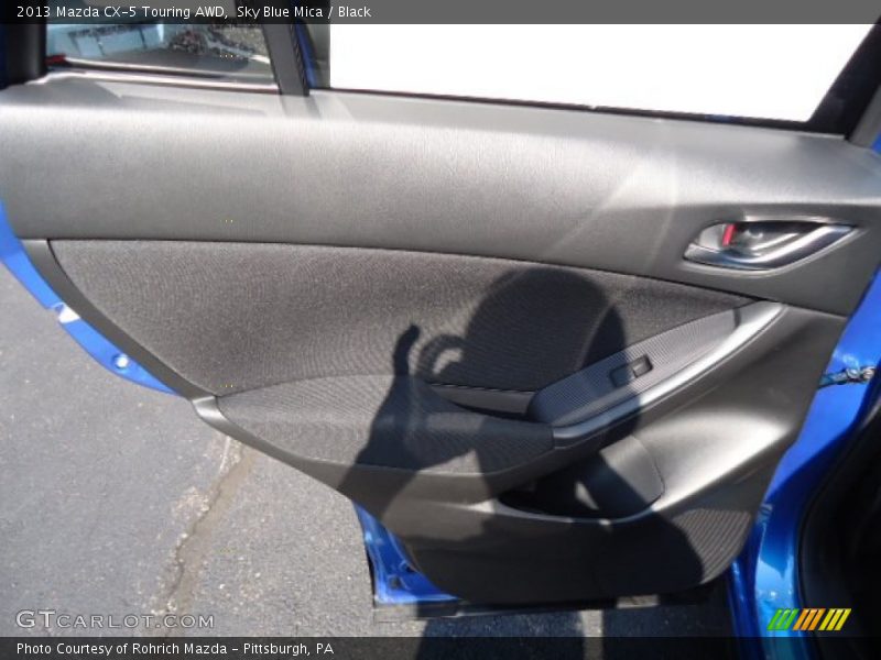 Sky Blue Mica / Black 2013 Mazda CX-5 Touring AWD