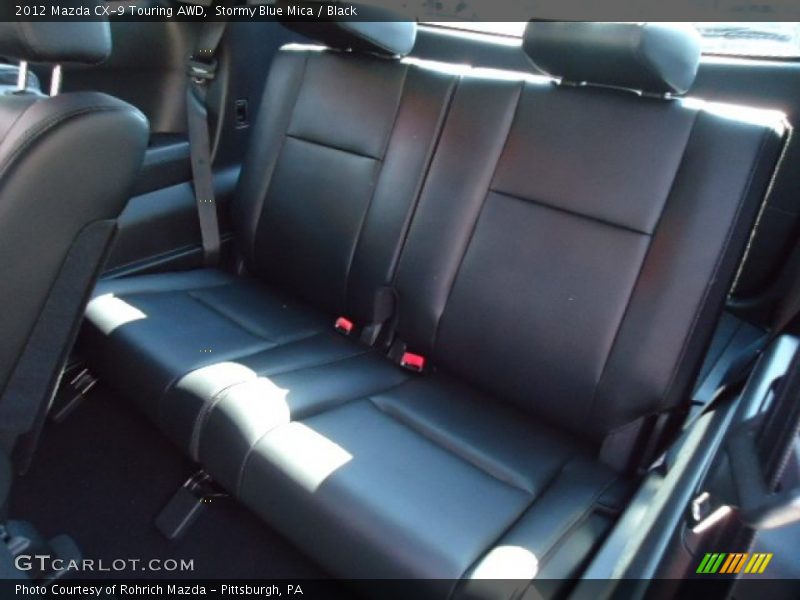 Stormy Blue Mica / Black 2012 Mazda CX-9 Touring AWD