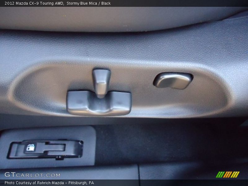 Stormy Blue Mica / Black 2012 Mazda CX-9 Touring AWD