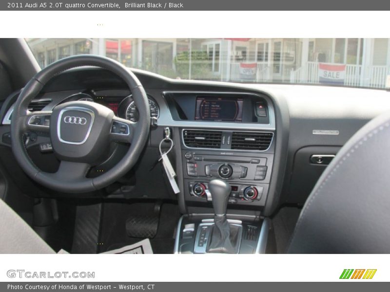 Brilliant Black / Black 2011 Audi A5 2.0T quattro Convertible