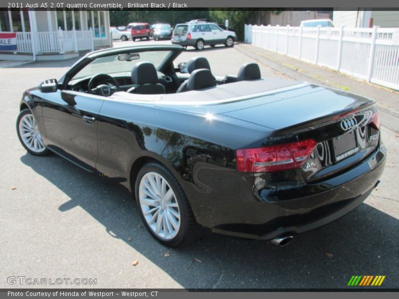 Brilliant Black / Black 2011 Audi A5 2.0T quattro Convertible