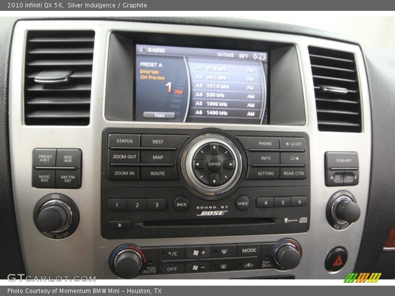 Silver Indulgence / Graphite 2010 Infiniti QX 56