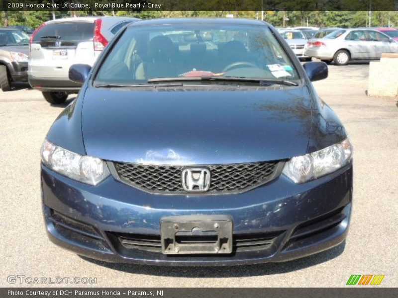 Royal Blue Pearl / Gray 2009 Honda Civic LX Coupe
