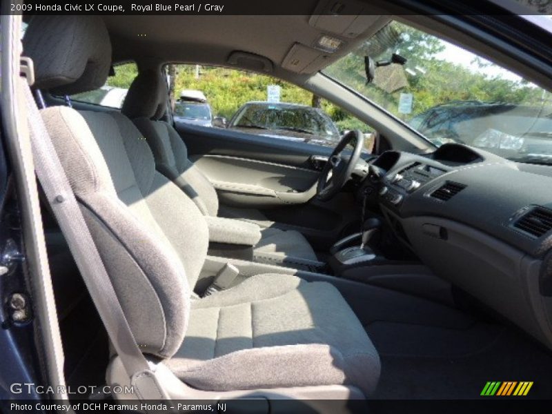 Royal Blue Pearl / Gray 2009 Honda Civic LX Coupe