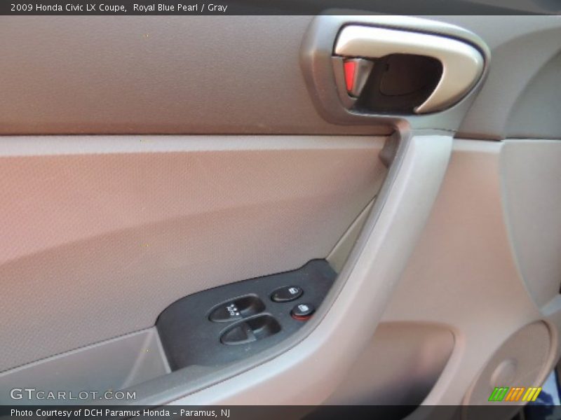 Royal Blue Pearl / Gray 2009 Honda Civic LX Coupe