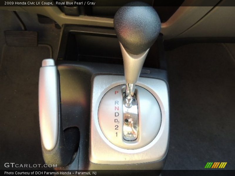 Royal Blue Pearl / Gray 2009 Honda Civic LX Coupe