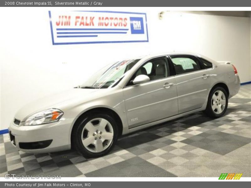 Silverstone Metallic / Gray 2008 Chevrolet Impala SS