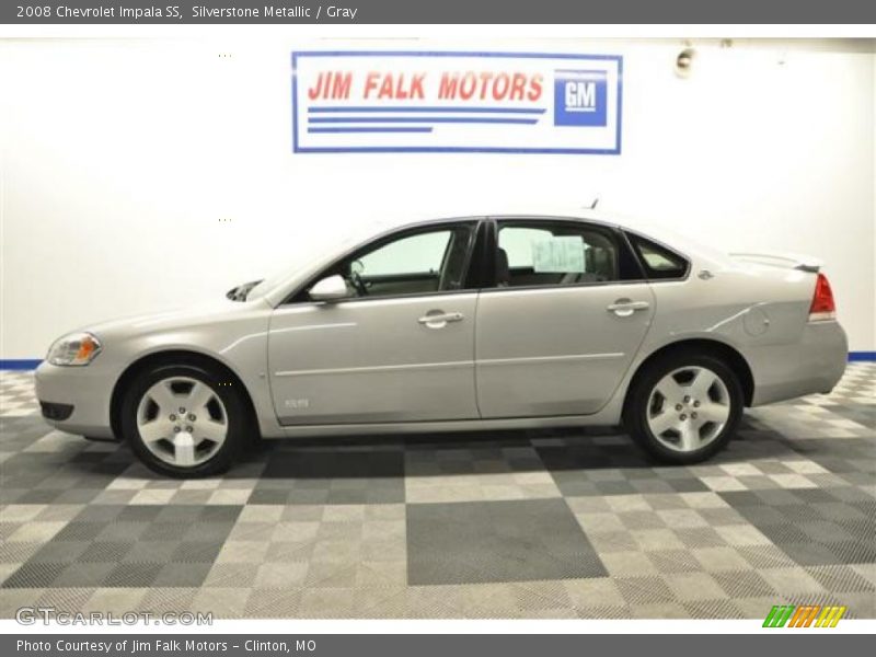 Silverstone Metallic / Gray 2008 Chevrolet Impala SS