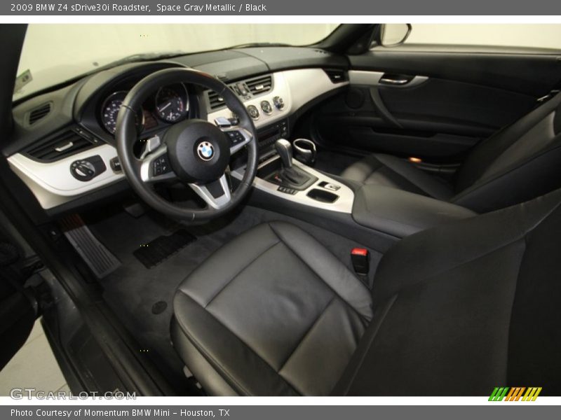 Space Gray Metallic / Black 2009 BMW Z4 sDrive30i Roadster
