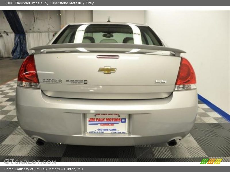 Silverstone Metallic / Gray 2008 Chevrolet Impala SS