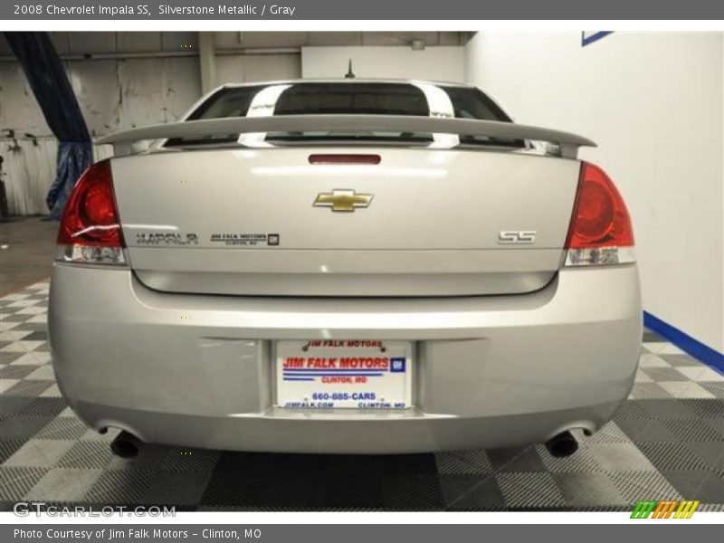 Silverstone Metallic / Gray 2008 Chevrolet Impala SS