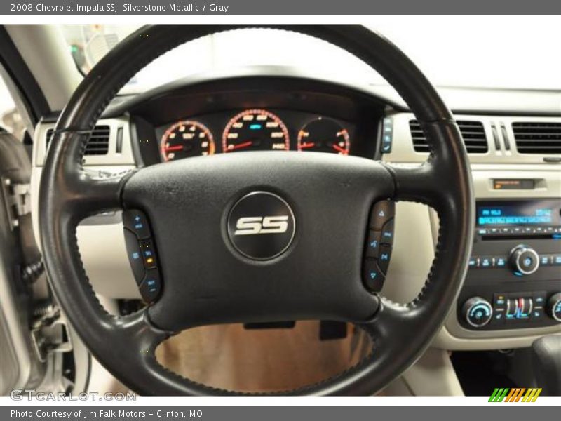 Silverstone Metallic / Gray 2008 Chevrolet Impala SS