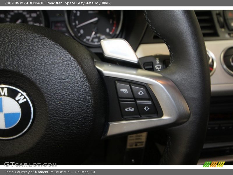 Space Gray Metallic / Black 2009 BMW Z4 sDrive30i Roadster