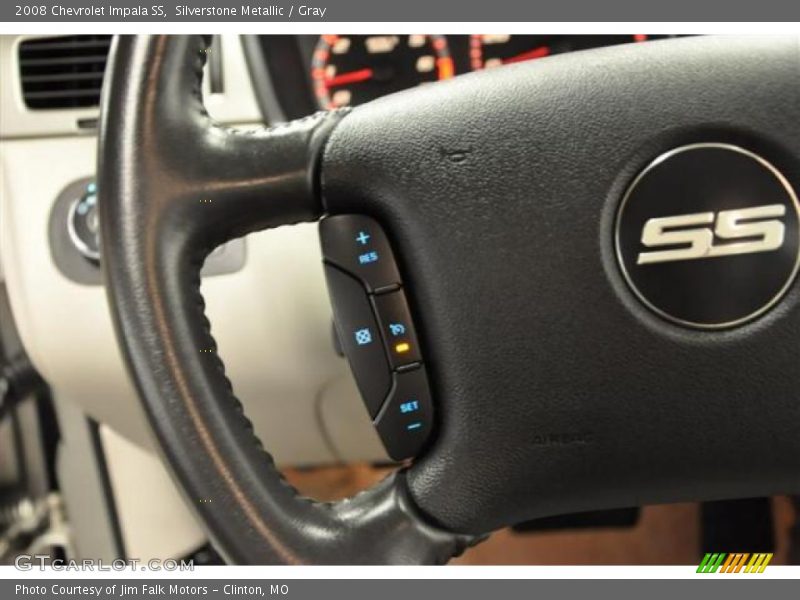 Silverstone Metallic / Gray 2008 Chevrolet Impala SS
