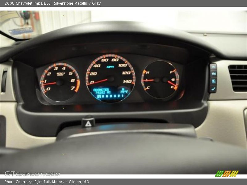 Silverstone Metallic / Gray 2008 Chevrolet Impala SS